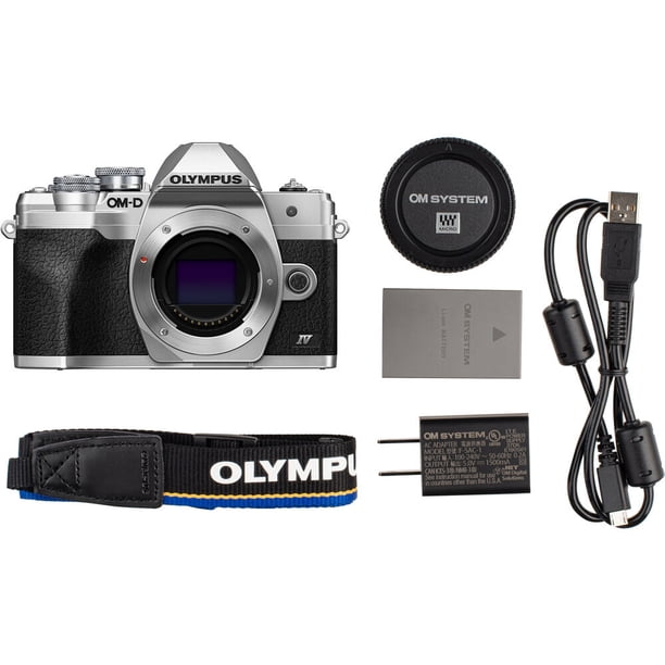 OM SYSTEM OM-D E-M10 Mark IV 20.3MP Mirrorless Camera Silver with