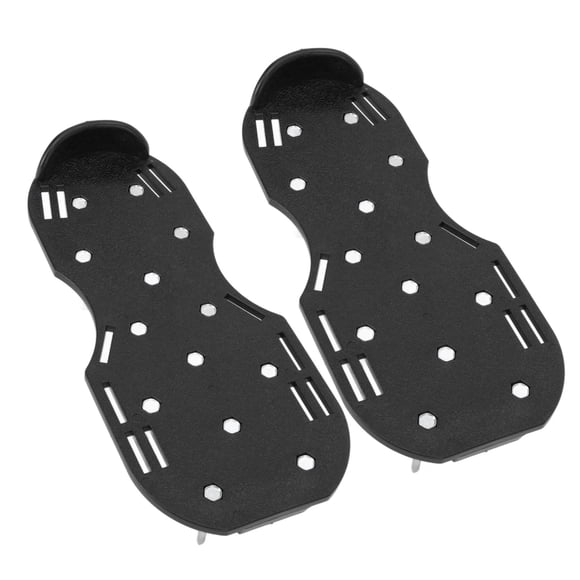 Lawn Aerator Shoes, Gardening Walking Lawn Aerator Keep Stable For Courtyards Black