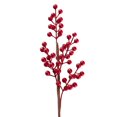 thumbnail image 1 of 3Pcs Simulation Holly Fruit Long Branch Christmas Fruit Fake Flower Berry Red Fruit Fortune Fruit, 1 of 15