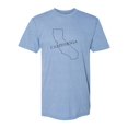 thumbnail image 1 of Gravity Trading Mens California State USA-Made Triblend Tee - Athletic Blue - Small, 1 of 1