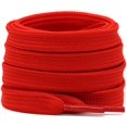 thumbnail image 1 of Solid Flat Shoelaces Hollow Thick Athletic Shoe Laces Strings 2 Pair, 1 of 7