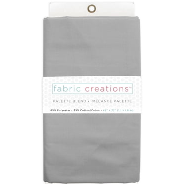 FABRIC CREATIONS polycoton 65/35 tissu prédécoupé, gris