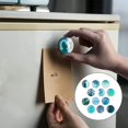 thumbnail image 3 of Fridge Magnet, 10 PCS Ocean Crystal Glass Magnetic Fridge Magnet for Kitchen, Office, Whiteboard (1.2 Inch/ 30mm), 3 of 6