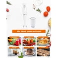 thumbnail image 4 of COMMERCIAL CHEF Immersion Blender, Hand Blender with Stainless Steel Blades, Immersion Blender with Quiet Motor, Electric Mini Blender for Delicious Food, 4 of 7