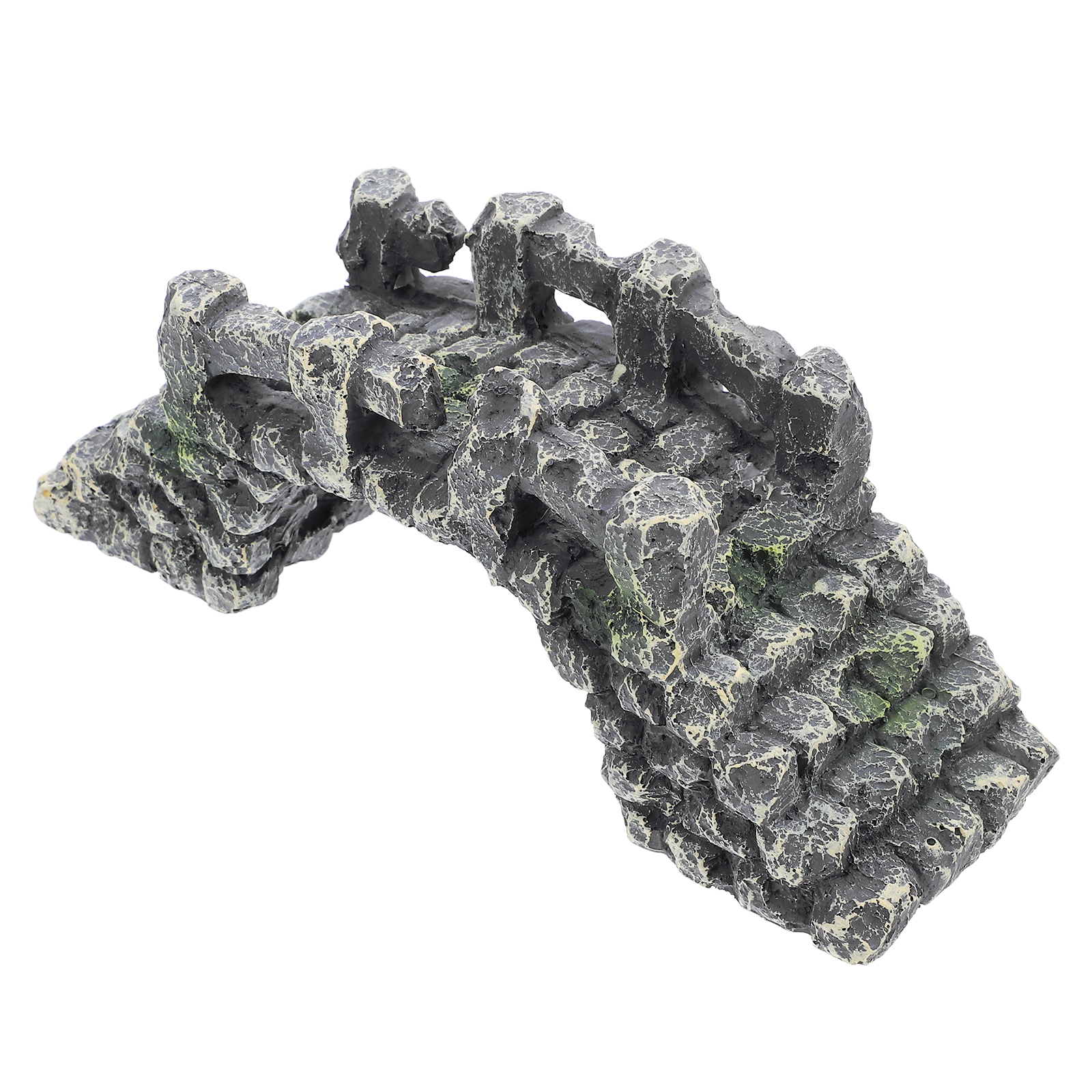 KAKOWELY fish tank bridge decor Miniature Resin Bridge Model For Fish Tank And Aquarium Decor Fish Tank Simulation Bridge Decor Aquarium Fish Tank Diy Landscape Bridge Decoration