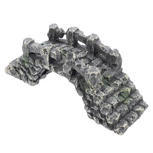 KAKOWELY fish tank bridge decor Miniature Resin Bridge Model For Fish Tank And Aquarium Decor Fish Tank Simulation Bridge Decor Aquarium Fish Tank Diy Landscape Bridge Decoration