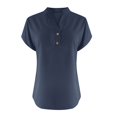 thumbnail image 4 of T-Shirts Femmes Lot Mode Décontractée Col en V Manches Courtes Haut T-Shirt - Hontri, 4 of 5