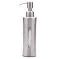thumbnail image 1 of Soap Dispenser Stainless Steel Hand Soap Dispenser Bathroom Bottle (Silver), 1 of 6