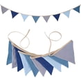 thumbnail image 4 of Birthday Party Decoration String Flag Set 6 m Long Double-Layered Cotton Solid Color Hanging Banner for Kids Birthday, Camping, Thanksgiving, and Home Decor, 4 of 4