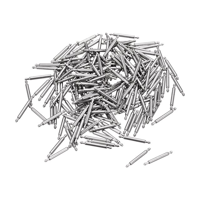 Unique Bargains 10mm Watch Band Pin 1.3mm Dia Stainless Steel Single Flanged End Spring Bar Pins 200 Pack