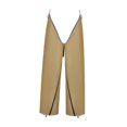 thumbnail image 3 of Waterproof Rain Pants Zipper Closure Leg Cover with Reflective Strip Lightweight Brown, 3 of 9