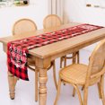 thumbnail image 3 of Xmas Table Runner Washable Red Plaid Tablecloths Printed Rectangle Placemat Kitchen Birthday Home Living Room Decorations Xmas Tree, 3 of 9
