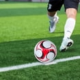 thumbnail image 4 of relayinert Long Service Life Soccer Ball For Football Middle School And Training 2 Red 1Set, 4 of 6
