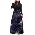 thumbnail image 1 of TJAZFJPA Robes de Maternité Blanches pour Femmes Robe Longue Aguichant à Manches Longues Imprimée Élégante Décontractée Mode Soirée Robe Longue Formelle, 1 of 5