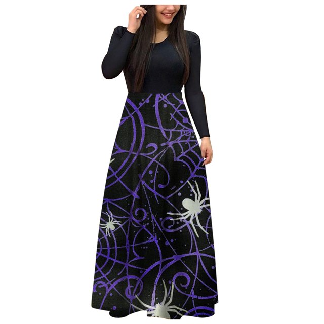 TJAZFJPA Robes de Maternité Blanches pour Femmes Robe Longue Aguichant à Manches Longues Imprimée Élégante Décontractée Mode Soirée Robe Longue Formelle