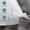 thumbnail image 2 of Bare Home Sandwashed Duvet Cover Set - Ultra-Soft - Premium 1800 Collection - 3 Piece - King, Gray, 2 of 7