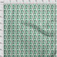 thumbnail image 4 of oneOone Rayon Sea Green Fabric Geometrical Sewing Craft Projects Fabric Prints By Yard 56 Inch Wide, 4 of 5