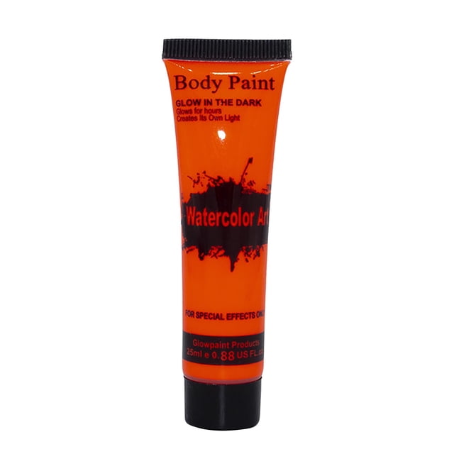 EGNMCR Body Painting Pigment Festive Paint Paste Hose Fluorescent Body Paint Paste 25ml A paste