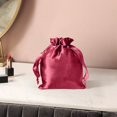 thumbnail image 1 of Satin Polyester Drawstring Pouch for Jewelry Cosmetics and Accessories Lightweight Soft Storage Bag with Smooth Feel, 1 of 4