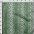 thumbnail image 4 of oneOone Silk Tabby Green Fabric Mix Block Pattern Fabric For Sewing Printed Craft Fabric By The Yard 42 Inch Wide, 4 of 4