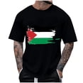 thumbnail image 1 of T-Shirts à Col Rond pour Hommes Séchage Rapide Imprimé Polyester, Coupe 3D Col Rond Haut Athlétique pour Gym, Course, Cyclisme & Décontracté, 1 of 5