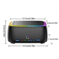 thumbnail image 2 of Dual Bay Hard Drive Station With USB3.0 5Gbps For 2.5 3.5 HDD SSD Enclosure Clone Card TF SD Offline Adapter Suitable For Data Storage And Transfer In Home Office Environments, 2 of 7