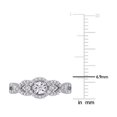 thumbnail image 3 of Bague Torsadée Infini en Diamant de 1/4 Carat (ctw) en Argent Sterling, 3 of 4