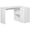 White, variant on HOMCOM L Shaped Desk Corner Computer Table with Storage for Home Office