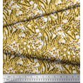 thumbnail image 3 of Soimoi Green Poly Georgette Fabric Leopard & Wild Animal Skin Decor Fabric Printed BTY 42 Inch Wide, 3 of 3