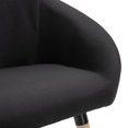 thumbnail image 5 of vidaXL Dining Chairs 6 pcs Black Fabric, 5 of 5