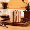 thumbnail image 3 of Hand Painted Striped Ceramic Coffee Mug 10oz Retro Art Porcelain Cup For Coffee Tea Heat Non Mug For Home Kitchen Dining Valentine’s Day & Holidays, 3 of 3
