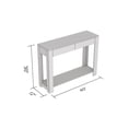 thumbnail image 4 of Safdie & Co. Console Table 40L Brown Reclaimed Wood 2 Drawers 1 Shelf, 4 of 4