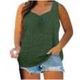 thumbnail image 1 of Birdeem Camisole pour Femmes Mode pour Femmes Couleur Unie Sans Manches à Col en V Camisole, 1 of 12