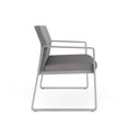 thumbnail image 4 of Causeuse de Réception Salle d'Attente Soins de Santé / Acier Argenté / Gris / Gris, 4 of 5