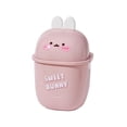 thumbnail image 4 of Yhmxh Kitchen Organizers and Storage Mini Trash Can With Lid Cute Tabletop Flip Small Trash Can 0.35 Gallon Tabletop Trash Can Suitable For Bathroom Kitchen Office Dressing Table Trash Trash Can, 4 of 6