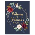 thumbnail image 1 of Darling Souvenir MADE WITH LOVE PersonalizedWelcomeSignFor Baby Shower,Painted RosesBaby Shower Collection Great For Your Celebrations- 18x 12, 1 of 5