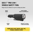 thumbnail image 4 of Scosche PB5N1-VA 5-in-1 Emergency Tool, Seatbelt Cutter-Window Breaker-Flashlight-Car Charger-Power Bank, 4 of 5