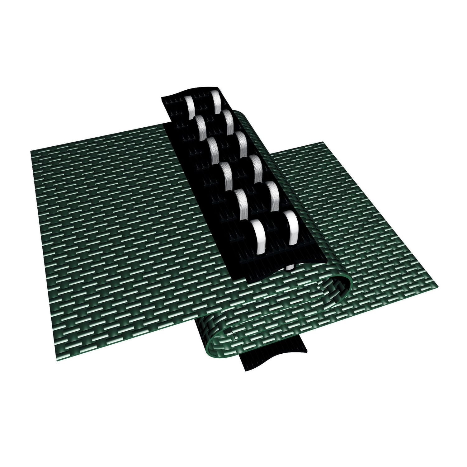 Dirt Defender Couvre-piscine rectangulaire pour piscine creusée, 20 x 40 pi