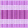 thumbnail image 1 of Ahgly Tapis d'Intérieur Lavable en Machine Carré Transitionnel Fleur Rose, 6 Pieds Carré, 1 of 7