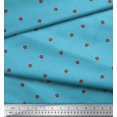 thumbnail image 2 of Soimoi Poly Georgette Fabric Artistic Flower & Dots Print Fabric by Yard 42 Inch Wide, 2 of 3