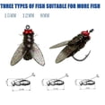 thumbnail image 3 of Fly Fishing (20PCS) Fly Hook Soft Fish Attractant Fishing Gear Baitcaster Rod Baitcaster Rods 1 Piece Baitcaster Combo Left Handed compatible with Mach 2 Baitcaster Combo Catfish Baitcaster Rod, 3 of 4