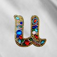 thumbnail image 4 of Porte-clés de Noël 26 Lettres Pendentif Strass, 4 of 8