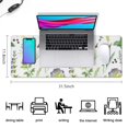 thumbnail image 4 of XL Gaming Mouse Pad - Cute Anime Design, Beautiful Flowers Desk Mat - Essential Computer Keyboard Mat with Stitched Edges - Perfect for Women's Office Decor and Desk Accessories - 31.5x11.8 inches, 4 of 7