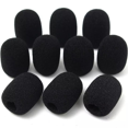 thumbnail image 2 of 200Pcs Microphone Headset Grill Windshield Sponge Foam Black Mic Cover 30mmx8mm, 2 of 5
