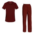 thumbnail image 1 of Women's Scrubs Set Scrub Top and Pants Scrubs Set, 1 of 3