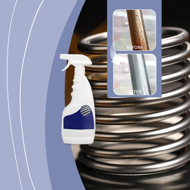 Industrial Stainless Steel Rust Remover, Metal Hardware Cleaner, Strong Decontamination, Fast Efficient Cleaning, Non-Damaging, Versatile for Steel Bars Tools, Powerful Rust Removal