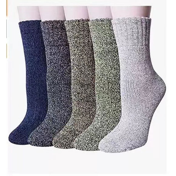 5 pairs of wool socks made from merino wool, for men, and vintervarma, sizes 40 to 44