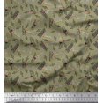 thumbnail image 1 of Soimoi Rayon Fabric Notes,Piano & Guitar Musical Instrument Printed Craft Fabric by The Yard 42 Inch Wide, 1 of 3
