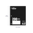 thumbnail image 3 of Hilroy® Quad 4-1" 200pg Notebook, Black, 3 of 5