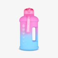 thumbnail image 3 of Bouteille d'Eau de 2,2 L d'Un Demi-Gallon avec Manchon de Rangement et Couvercle à Paille Couvert – Grand Contenant à Boisson Réutilisable Sans BPA avec Poignée - Grande Pichet de Sport, 2,2 Litres (74 Onces), 3 of 8